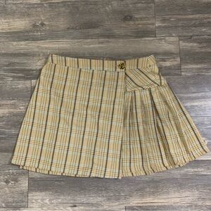 Hesperus plaid mini skirt